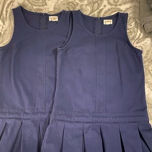 Two school uniform dresses